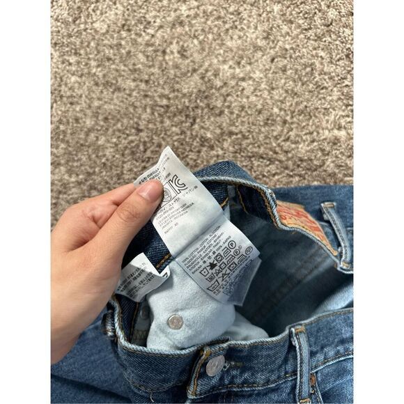 vintage levi’s 550 men’s W40 L36 cotton blue jeans relaxed straight leg denim - Picture 8 of 11